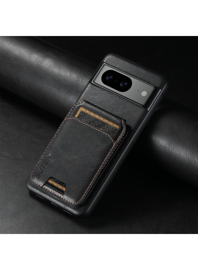 Suteni Case For Google Pixel 7a H02 Leather Wallet Stand Back Phone Case - Image 2