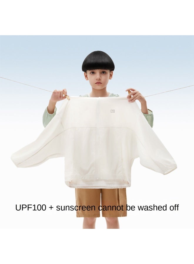 Bananain Uv Air Kids Sun Protection Jacket - Packable, Cooling, Breathable Sports Outerwear For Spring & Summer Lightweight Air-conditioning Apparel - Image 5