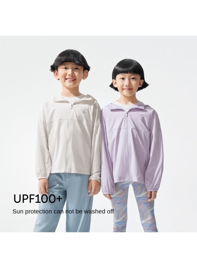 Bananain Uv Air Kids Sun Protection Jacket - Packable, Cooling, Breathable Sports Outerwear For Spring & Summer Lightweight Air-conditioning Apparel - Image 2