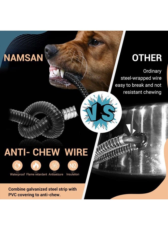 NAMSAN Heated Pet Bowl Outdoor Heated Dog Water Bowl Thermal-Bowl Livestock Heating Dish Provide Drinkable Water in Sub-Freezing Temperature for Cats, Chickens, Squirrels - Image 5
