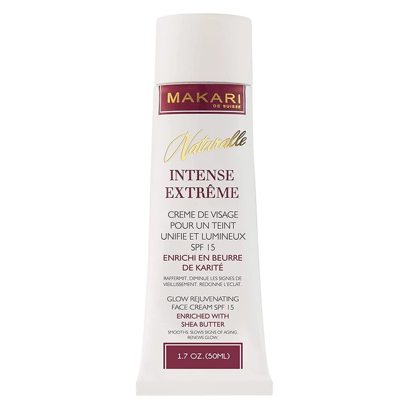 Makari Makari Naturalle Intense Extreme Brightening Face Cream (1.7 oz) | Anti-Aging and Brightening Treatment for Acne Scars, Stretch Marks and Wrinkles | Moisturizer for Dry Skin with Shea Butter and SPF 16