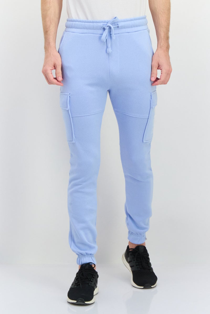 CROSSHATCH Men Sportswear Fit Outdoor Sweatpants, Light Blue - Image 1