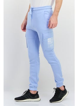 CROSSHATCH Men Sportswear Fit Outdoor Sweatpants, Light Blue  - Image 4