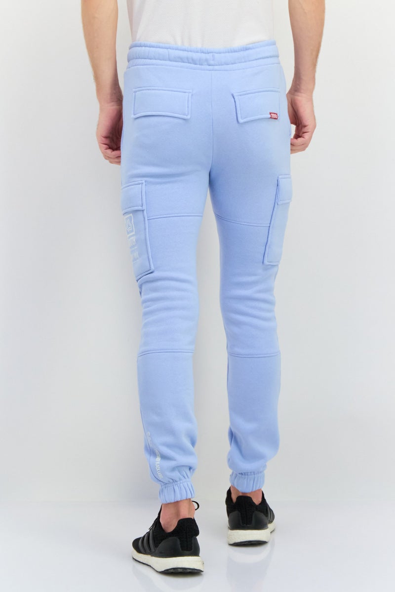 CROSSHATCH Men Sportswear Fit Outdoor Sweatpants, Light Blue - Image 3