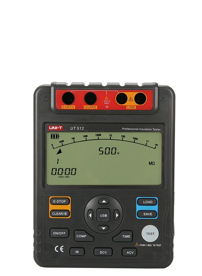 UNI-T UT512 Digital Hi End Insulation Restance Tester Test Voltages from 500V to 2500V)