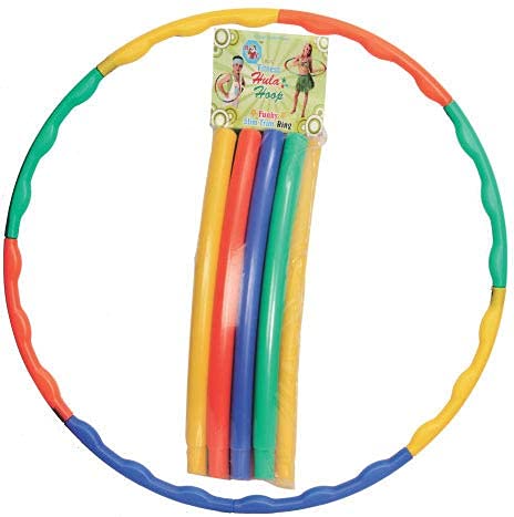 HS ENTERPRISE Hula Hoop Exercise Fitness Ring for Kids Boys and Girls,Multicolor,Pack of 1(Random Pattern) (Medium) - Image 1