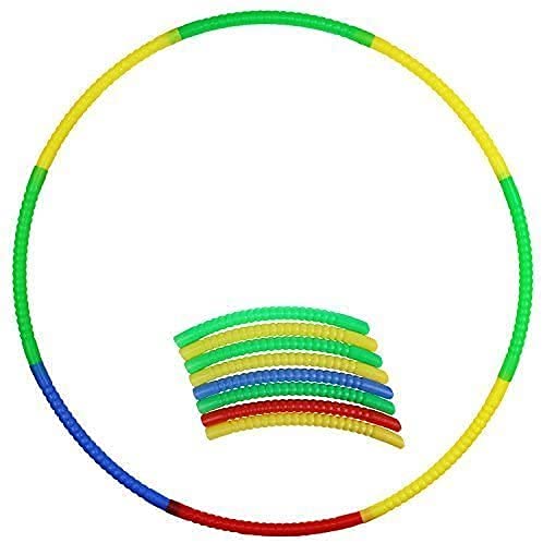 HS ENTERPRISE Hula Hoop Exercise Fitness Ring for Kids Boys and Girls,Multicolor,Pack of 1(Random Pattern) (Medium) - Image 3