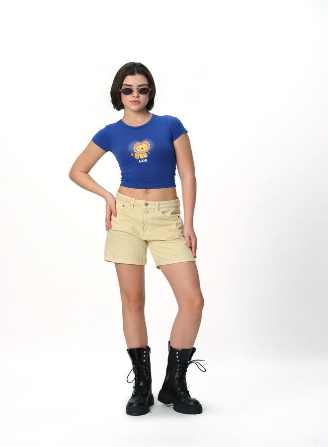 BONKERS CORNER Leo Legacy Long Length Baby TeeXL Blue - Image 3