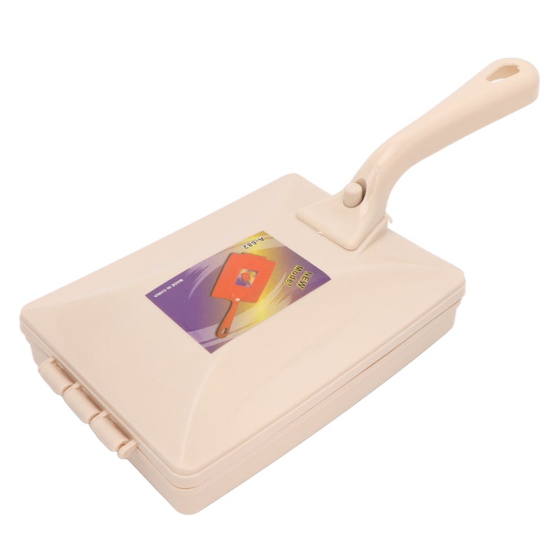 Handheld Carpet Sweeper: PP Material Double Roller - Multifunction Pet Hair Remover for Home Bed Clothes Desktop Carpet Surfaces - Image 1