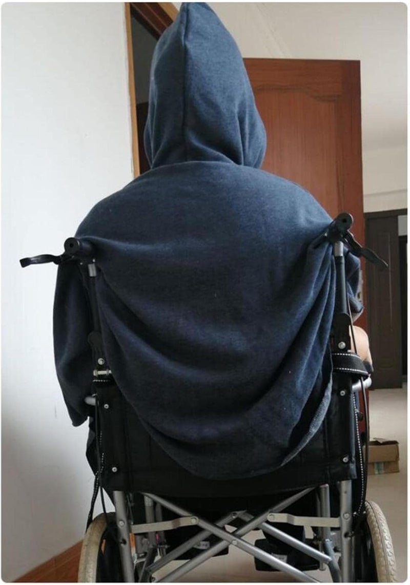 كلاراكو معطف واقٍ مريح للكراسي المتحركة – معطف شتوي – معطف واقٍ للكبار وكبار السن للكراسي المتحركة - Image 3