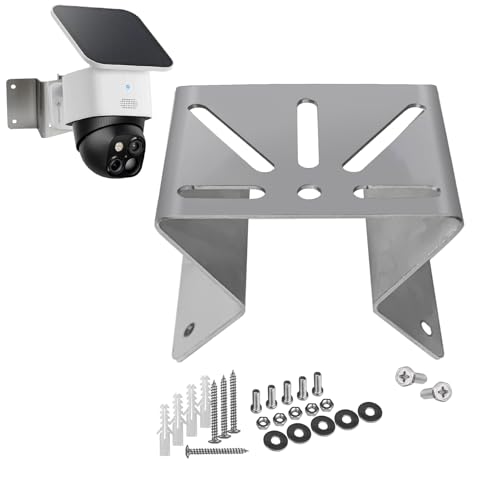 WiTi Stainless Steel Exterior Outside Wall Corner Mount for PTZ Camera,Solid Holder Bracket for a Wider View Angle 270°, Installing CCTV Surveillance Camera System Adapter Small Size - Image 1