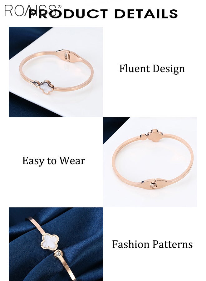 رويس طقم ساعات كوارتز نسائية مكون من قطعتين، شاشة عرض تناظرية، مينا فضية مربعة مع زخارف من أحجار الراين، ساعة يد أنيقة فاخرة مع سوار رائع على شكل زهور ريترو، هدية للسيدات - Image 5