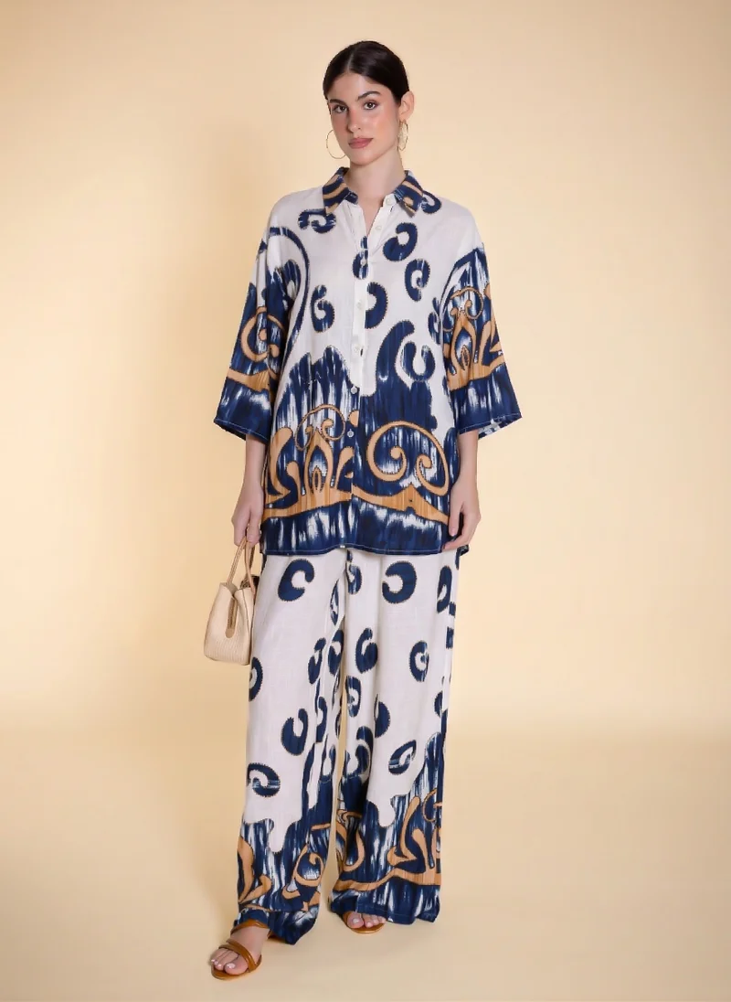 شايبس COMFORT PRINTED SHIRT SET