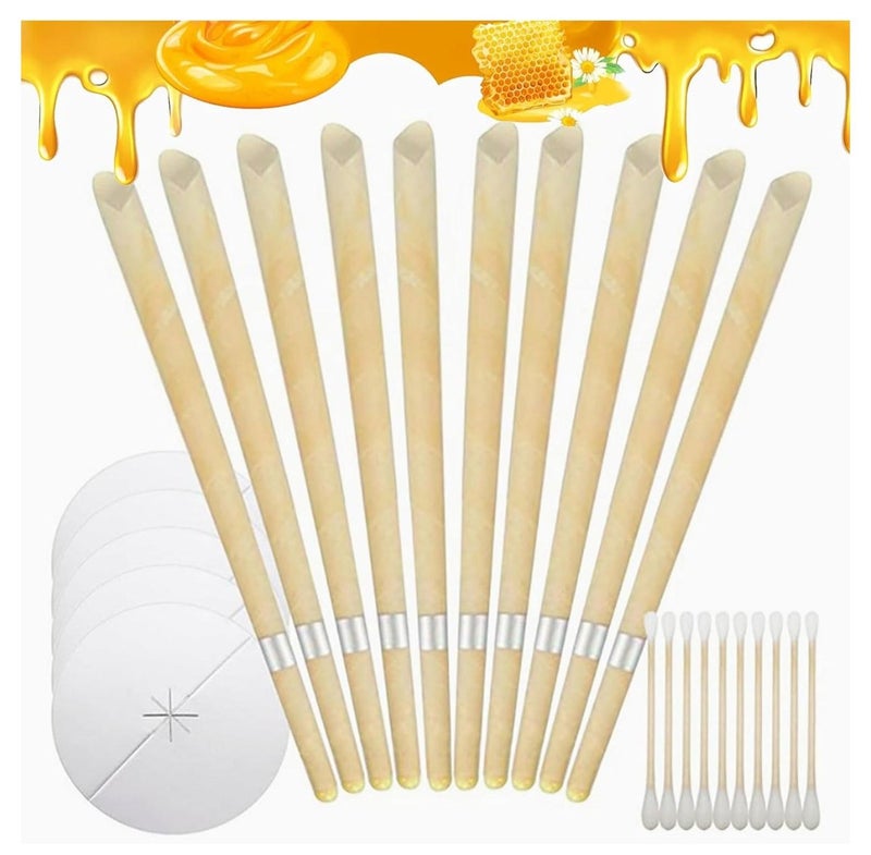 10pcs Beeswax Ear Wax for Ear  Wax Removal,Ear Cleaning Tool Kit - Image 1
