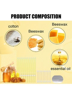 Generic 10pcs Ear Candles,Beeswax Ear Wax Candles for Ear  Wax Removal, Ear Cleaning Tool Kit  - Image 4
