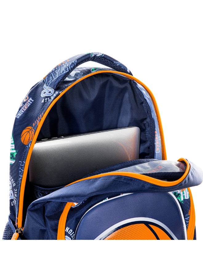 Eazy Kids Eazy Kids 18" Set of 3 Backpack w/ Lunch Bag and Pencil Case - Basket Ball  - Image 4