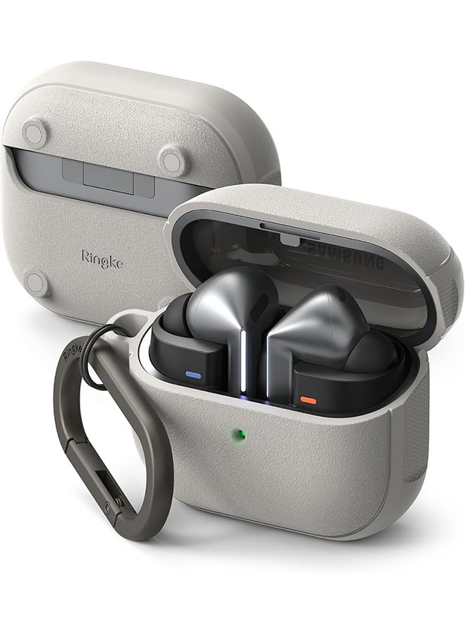 رينجك جراب Onyx Magnetic لهاتف Samsung Galaxy Buds 3 Pro/3، غطاء من مادة TPU المقاومة للصدمات وغير القابلة للانزلاق مع حلقة مفاتيح - Image 1