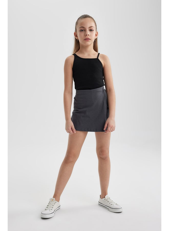 DeFacto Girl Regular Fit Knitted Skirt  - Image 4