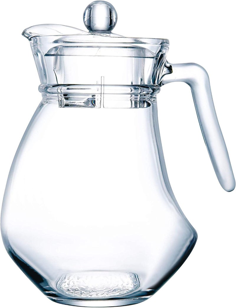 Luminarc WAVY JUG 1.3L + LID, Transparent
