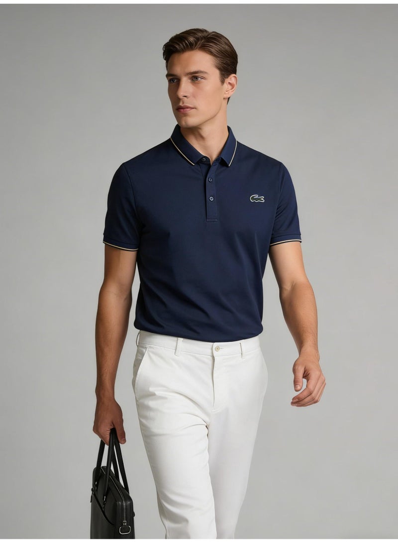 Laco Men's Polo shirt summer business leisure lapel short sleeve T-shirt multicolor optional. - Image 3