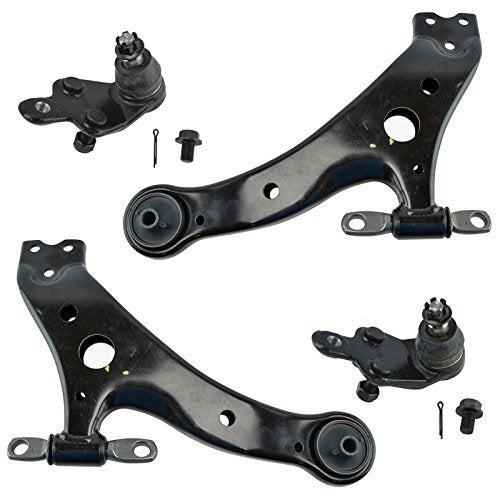 TRQ Front Lower Control Arm with Ball Joint Set Compatible with 2013-2018 Lexus ES300h 2007-2018 ES350 2005-2018 Toyota Avalon 2007-2017 Camry - Image 1