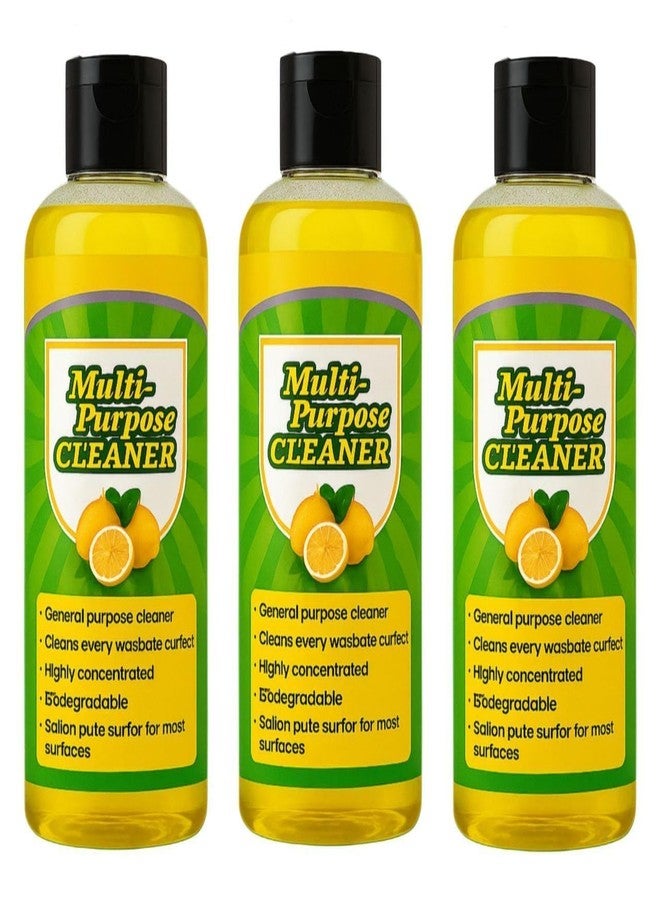 KIRMIT Powerful Multifunctional Cleaner - Multifunctional Concentrated Cleansing Lotion, Multifunctional Cleaner Liquid, High-Performance Cleaning Agent for Kitchen & Bathroom (3 Piece) - Image 1