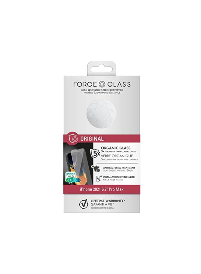 FORCE Glass Iphone 13 Pro Max / 14 Plus Flat Original Screen Protector - Image 2