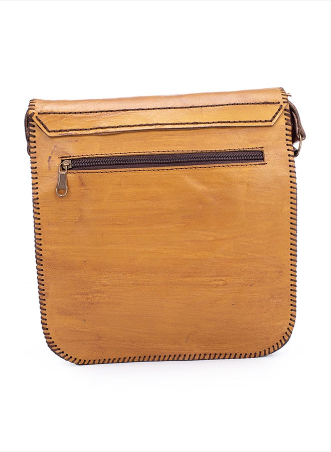 Sheer Fashionable Leather Crossbody Bag - Image 4