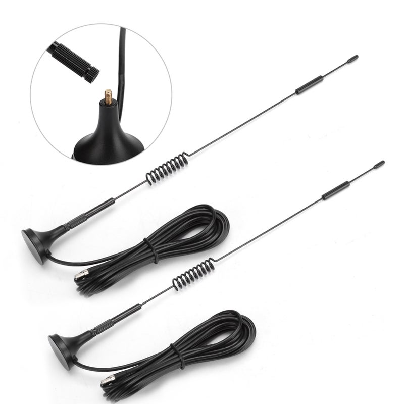 4G LTE Antenna 12dBi Pure Brass Omnidirectional Antenna - Magnetic Base Wide Temp Range Portable WIFI Antenna for Router TS9-Interface Devices - Image 4
