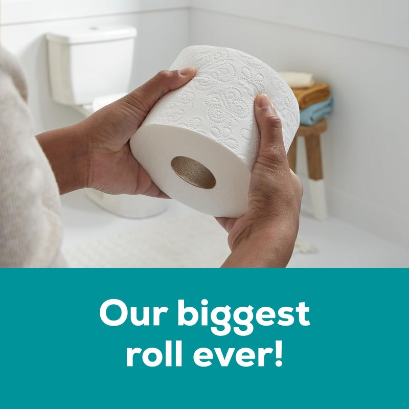 Angel Soft Toilet Paper, 6 Super Mega Rolls = 36 Regular Rolls, Soft and Strong Toilet Tissue - Image 2