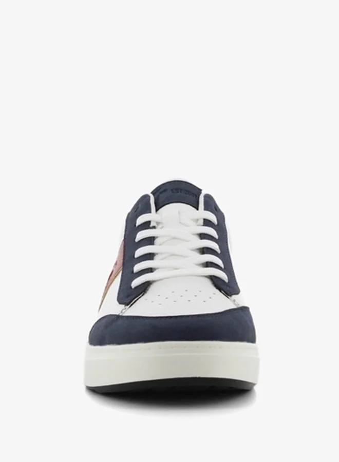 اس جي Men's Colourblock Lace-Up Sneakers