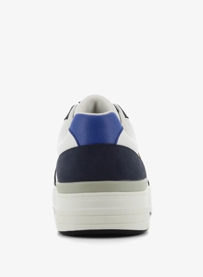 اس جي Men's Colourblock Lace-Up Sneakers