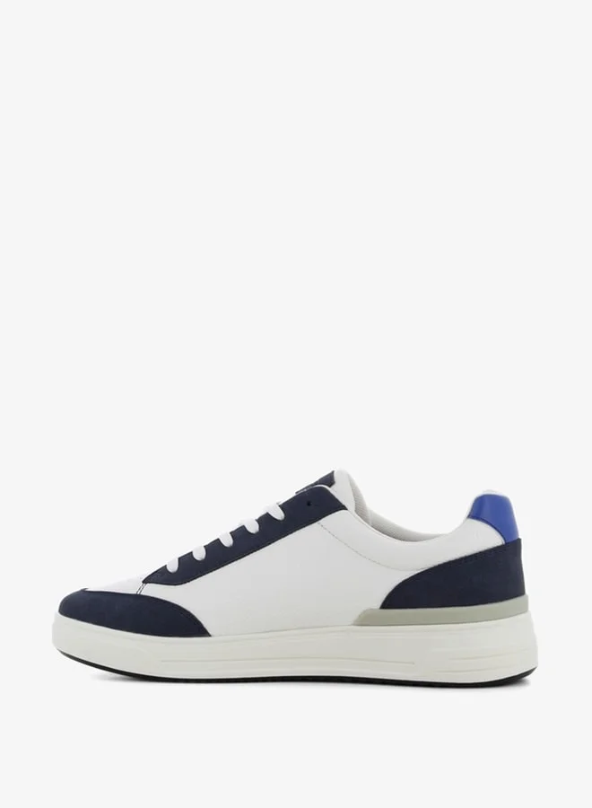 اس جي Men's Colourblock Lace-Up Sneakers