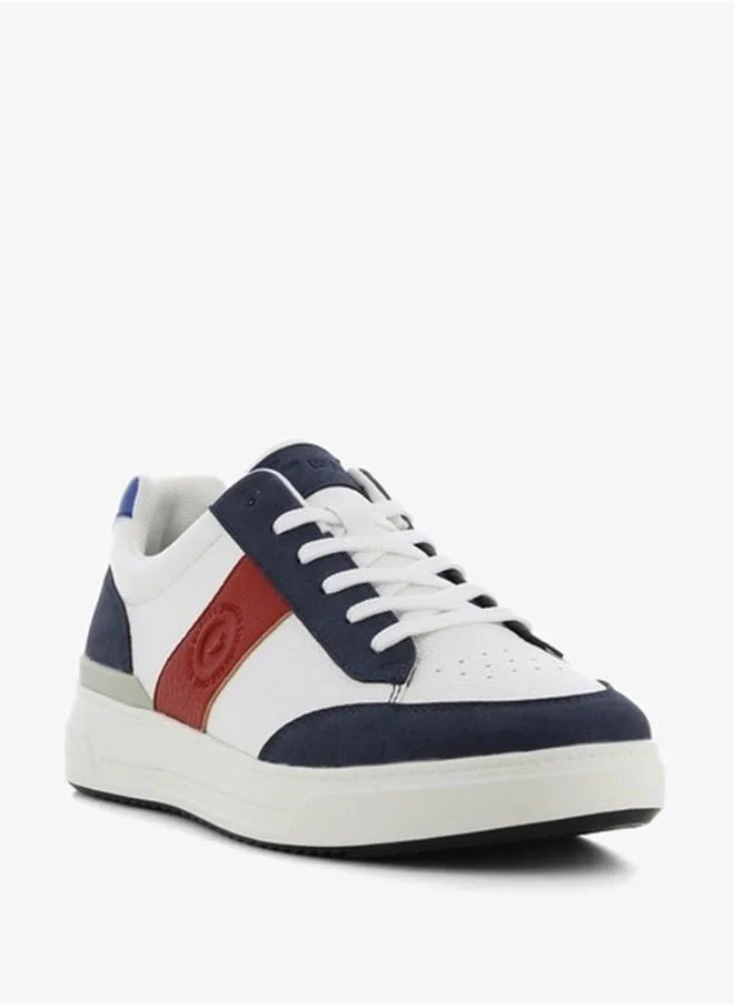 اس جي Men's Colourblock Lace-Up Sneakers