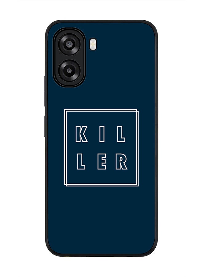 Stylizedd For Oppo A6t 5G / A6t 4G Case,Slim fit Camera Protection, Shockproof Thin Phone cover  - Killer Outline - Image 1