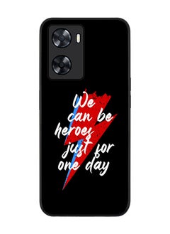 Stylizedd Rugged Black edge case for Oppo A57 4G/Oppo A77 4G/Oppo A77s Slim fit Soft Case Flexible Rubber Edges Anti Drop TPU Gel Thin Cover - We can be heros  - Image 1