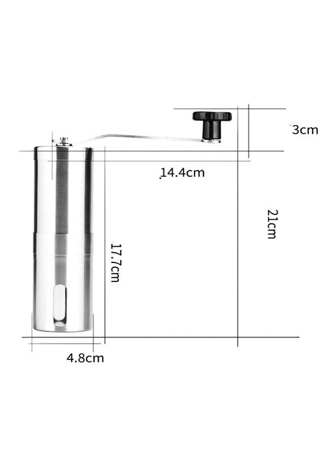 مطحنة قهوة يدوية فضي - Image 2
