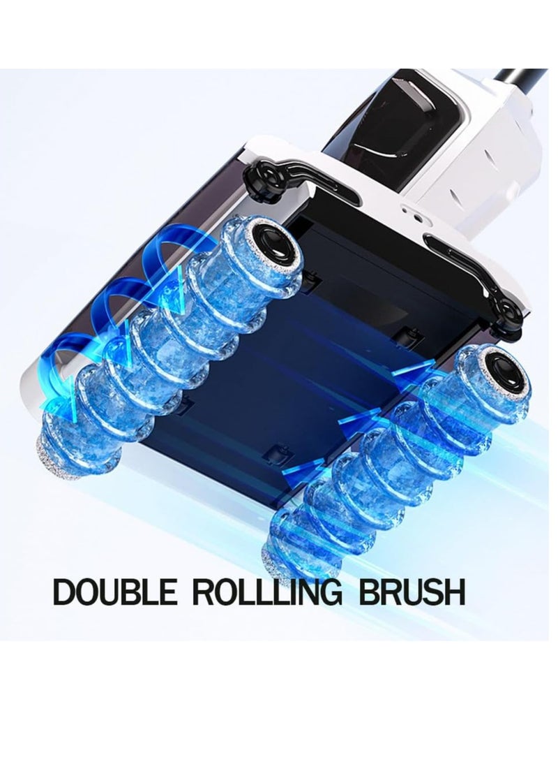 Wireless 3-in-1 vacuum cleaner, wet and dry wireless vacuum cleaner, with self-cleaning double brush head tractor - Image 2