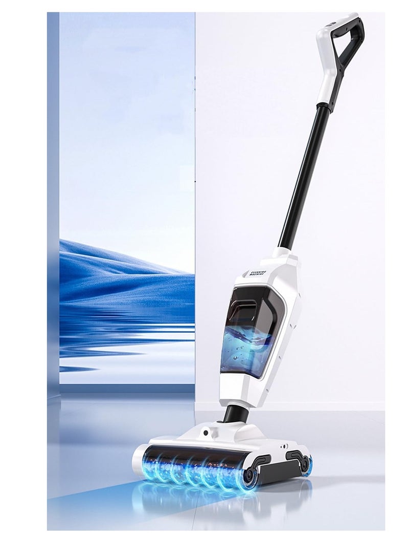 Wireless 3-in-1 vacuum cleaner, wet and dry wireless vacuum cleaner, with self-cleaning double brush head tractor - Image 1