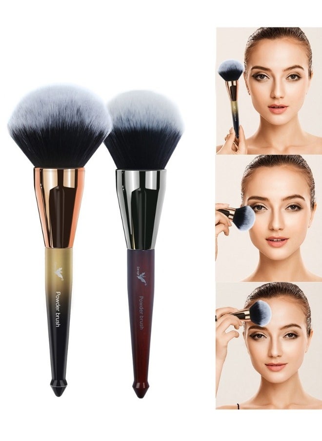 daroge Daroge 2 Pieces Processional Powder Brush For Face Makeup 45 x 6.5 CM  - Image 5