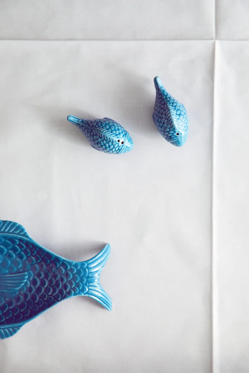 H&M Stoneware salt and pepper set