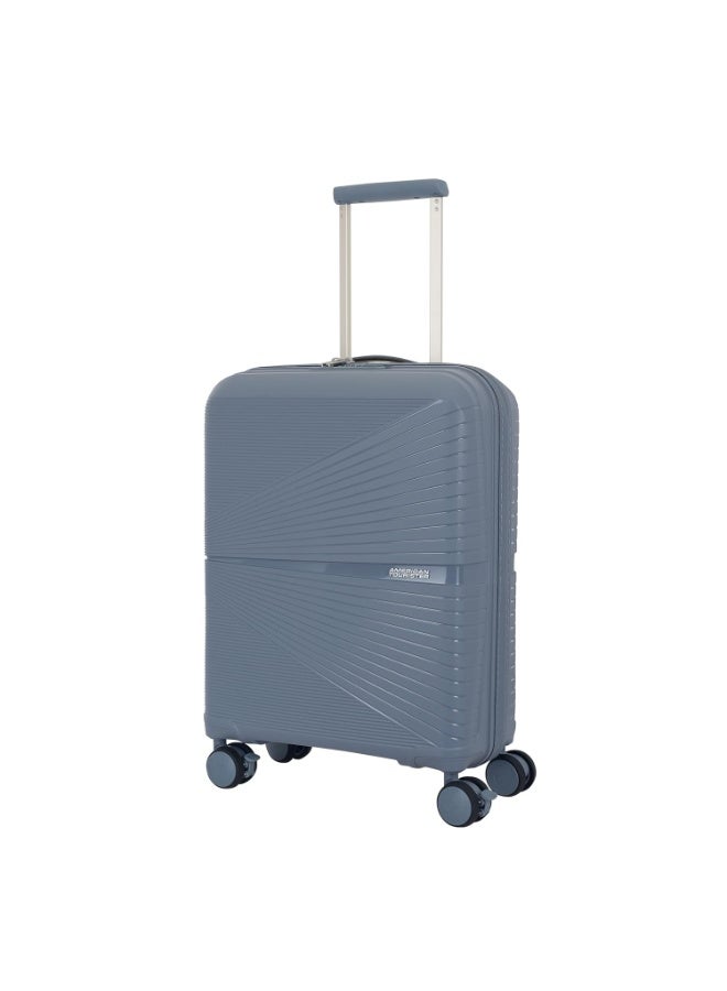 American Tourister AIRCONIC2.0 SP 55 cm Small Cabin Polypropylene (PP) Hard 8 Wheels Spinner Luggage/Suitcase/Trolley Bag for Travel (Gray) - Image 1