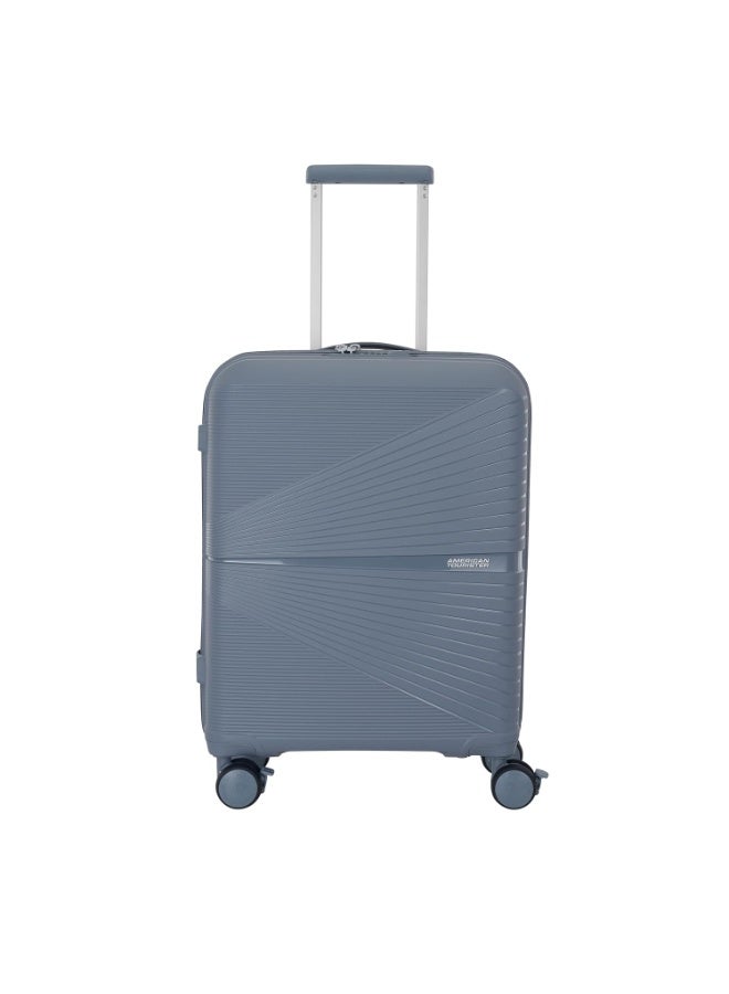 American Tourister AIRCONIC2.0 SP 55 cm Small Cabin Polypropylene (PP) Hard 8 Wheels Spinner Luggage/Suitcase/Trolley Bag for Travel (Gray) - Image 2