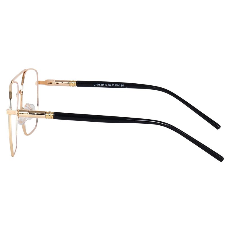 Dervin Blue Light Blocking Blue Cut Zero Power anti-glare Retro Square Eyeglasses frame for Eye Protection from UV by Computer/Tablet/Mobile/Laptop - Image 4