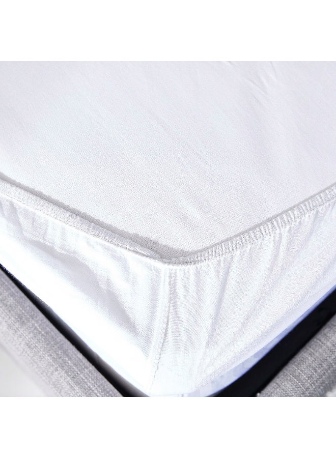 Home Box Ballina Solid Cotton King Fitted Sheet 200 x 33 x 180 cm - Image 3