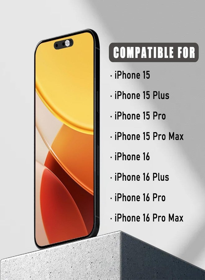 EYSOFT Phone Webcam Cover,Updated Front Camera Cover Compatible for iPhone 15/15 Plus/15 Pro/15 Pro Max/16/16Plus/16 Pro/16 Pro Max,Protect Privacy and Security,Not Affect Face ID, 2 Pack-Silver - Image 4