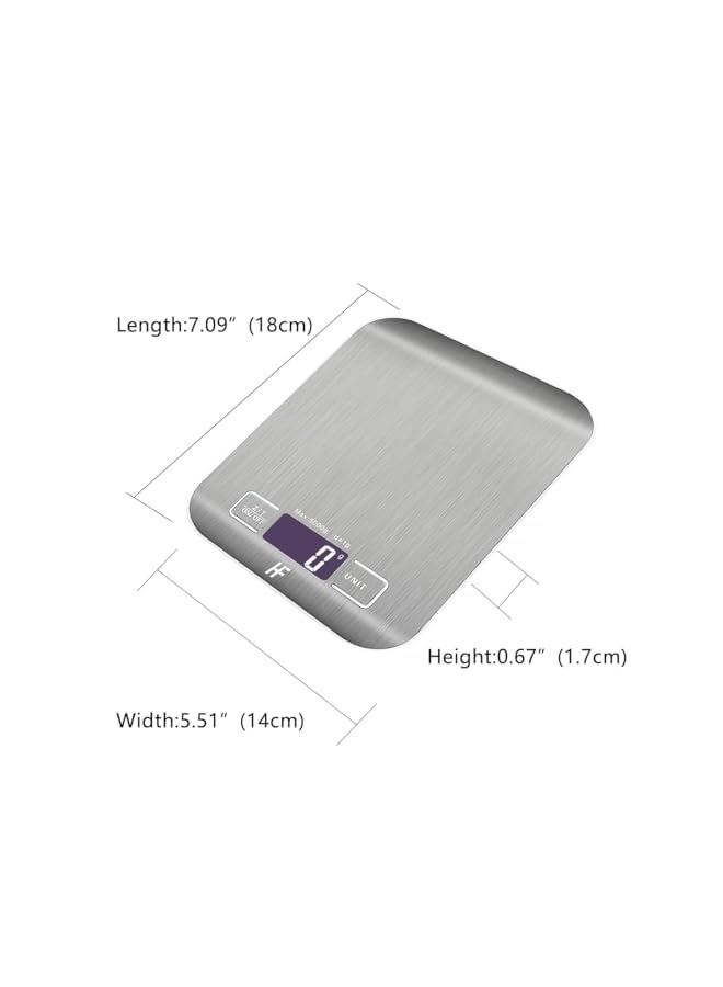 S-TOP Digital Kitchen Scale 10kg/1g - Stainless Steel Platform with Backlit LCD, Multifunction Food Scale for Cooking, Home & Office - Image 3