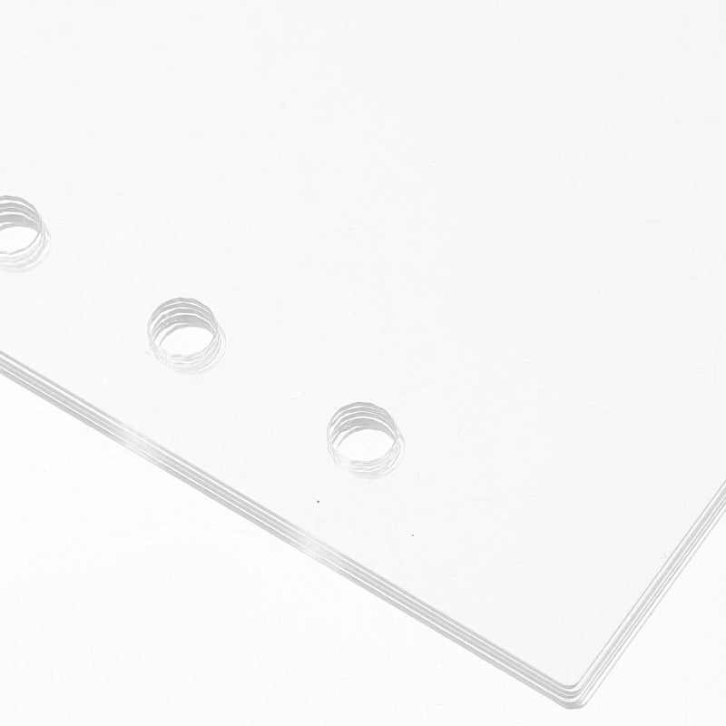 A5 Acrylic Binder Dividers with Tabs 6 Hole Page Dividers for Document Organization Office School - Image 4