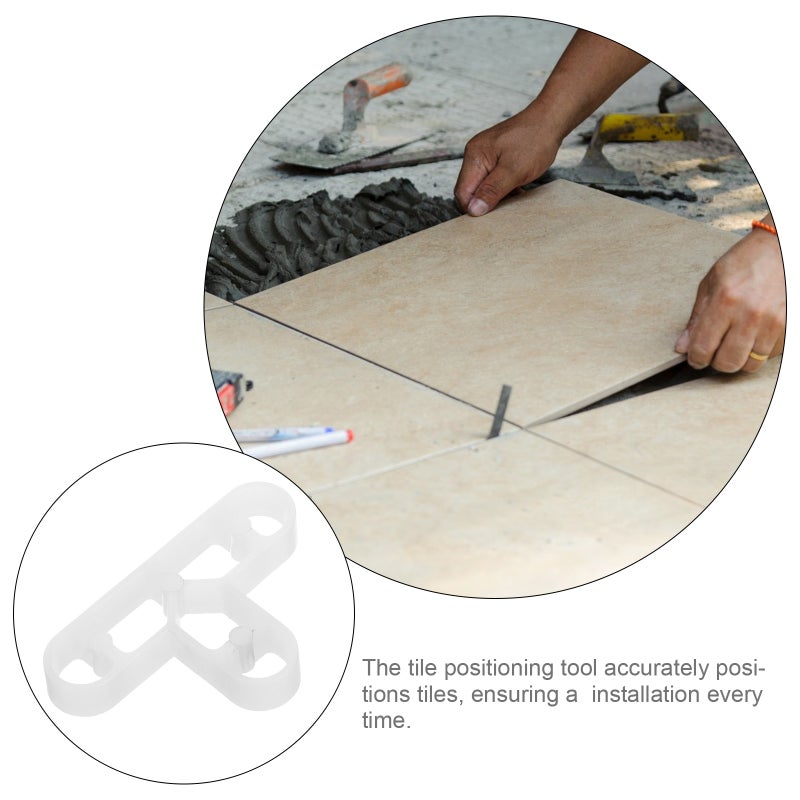 Tile Leveling System, T-Shaped Spacers for Smooth Ceramic Installation, Reusable Tools - Image 4