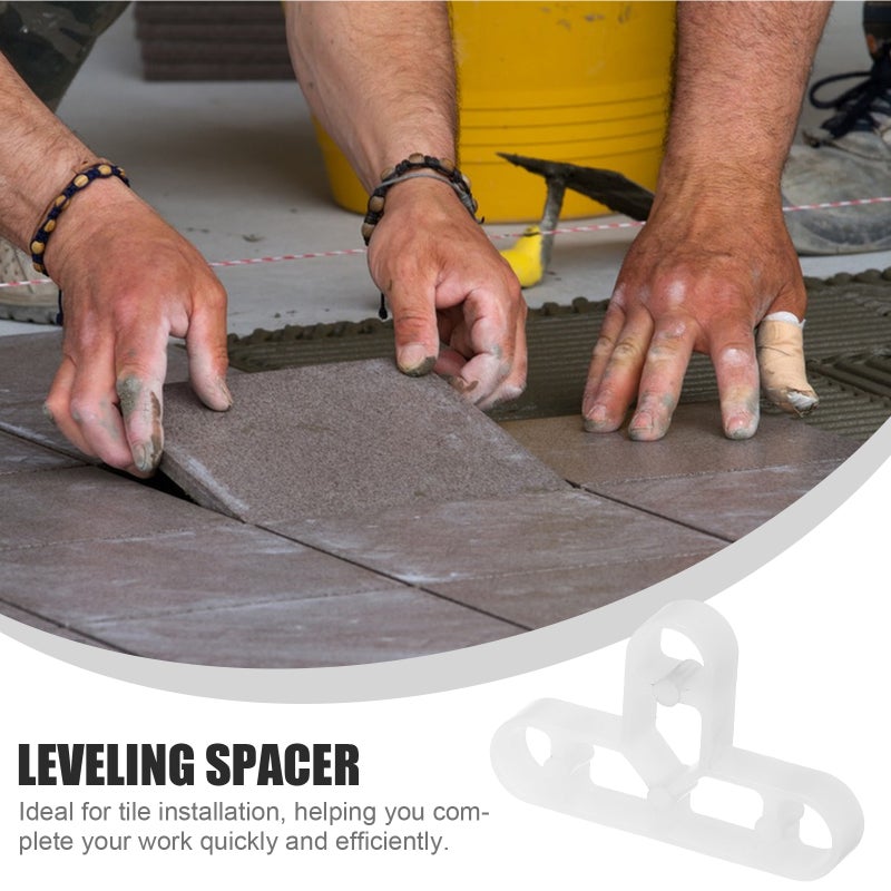 Tile Leveling System, T-Shaped Spacers for Smooth Ceramic Installation, Reusable Tools - Image 3